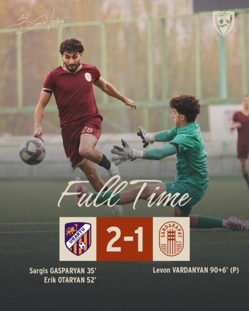 Unfortunately we are ending the year with away defeat.
Will come back stronger next year.
#SardarapatFC • #BornInVictory
