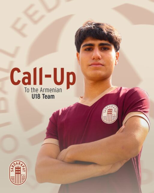 🇦🇲 Janik Davtyan has called up to the Armenia U18 national team.
The training camp will take place from November 27 to 30 at the FFA Technical Center-Academy, and will include one friendly match against BKMA-2.
#SardarapatFC • #BornInVictory #SFC