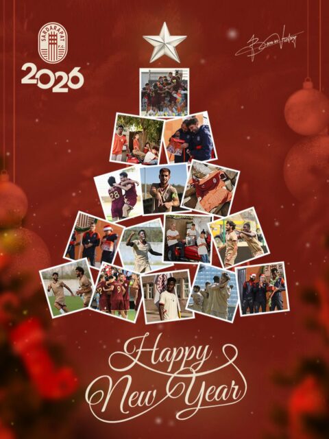 𝐇𝐀𝐏𝐏𝐘 𝐍𝐄𝐖 𝐘𝐄𝐀𝐑!
#SardarapatFC • #BornInVictory #SFC #HappyNewYear