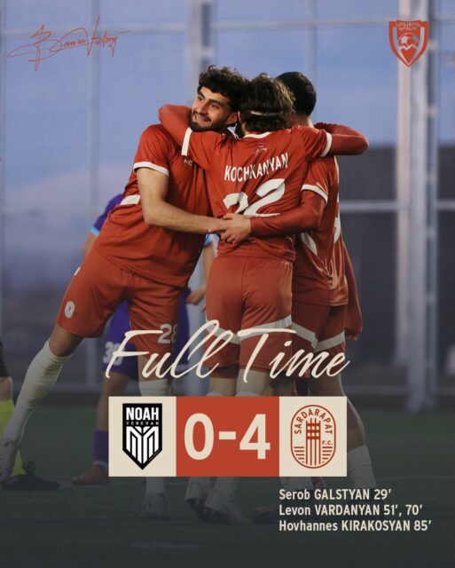 🤩 Away victory + 3️⃣ points
#SardarapatFC • #BornInVictory