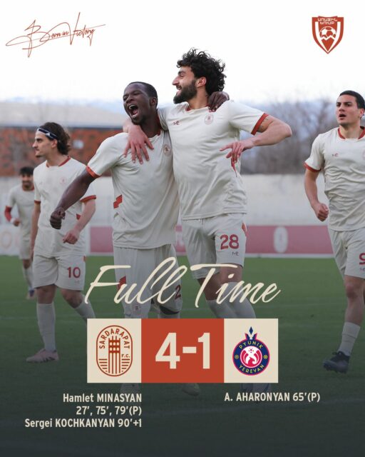 A win built on pure class 🤩👏 

#SardarapatFC • #BornInVictory
