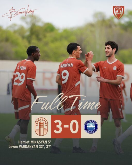 🏁 Home Victory 

Continuing our journey towards our goal 🤩

#SardarapatFC • #BornInVictory