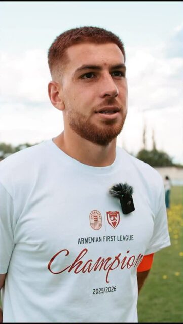 🎙️ Our captain @mench__4 reflected on the season after the championship match against FC Syunik and shared his emotions following this unforgettable achievement 🤩

#SardarapatFC • #BornInVictory
