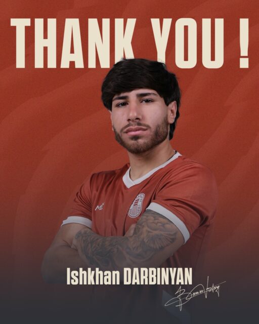 ❗️ OFFICIAL STATEMENT

Sardarapat FC announces that @ishxo_darbinyan and @artmelikyan_ , who represented the club on loan, leave the club following the expiration of their loan agreements and return to their parent clubs.
In addition, Gor Vanoyan and @hsiimonyan leave the club following the expiration of their contracts. The parties mutually agreed not to extend their agreements.

👏We sincerely thank all four players for their professionalism, commitment and contribution to the club, and wish them every success in their future careers.

#SardarapatFC • #BornInVictory