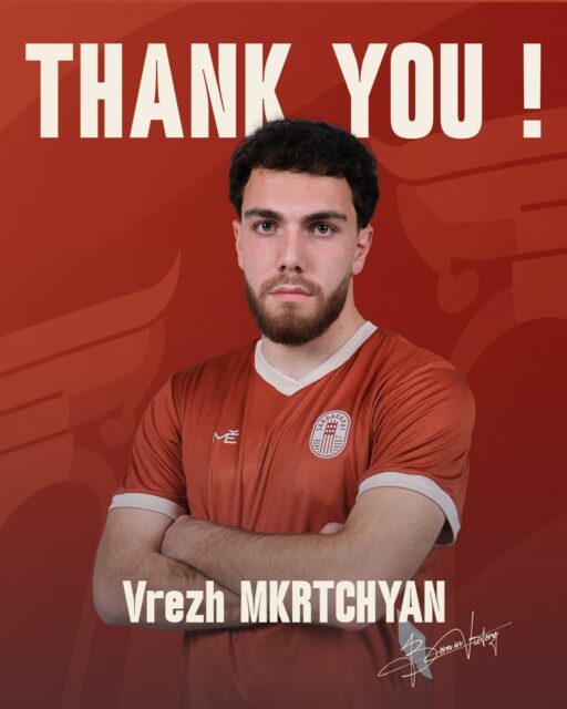 ❌ OFFICIAL STATEMENT: VREZH MKRTCHYAN

Sardarapat FC announces that the club and forward Vrezh Mkrtchyan have mutually agreed to terminate the player’s contract.

During the 2025/26 season, Vrezh made 15 appearances for Sardarapat, scoring 4 goals, including the club’s first-ever goal in the Armenian Cup.

👏 We thank Vrezh for his professionalism, commitment, and contribution to the club, and wish him every success in his future career!

#SardarapatFC • #BornInVictory #SFC #ThankYou