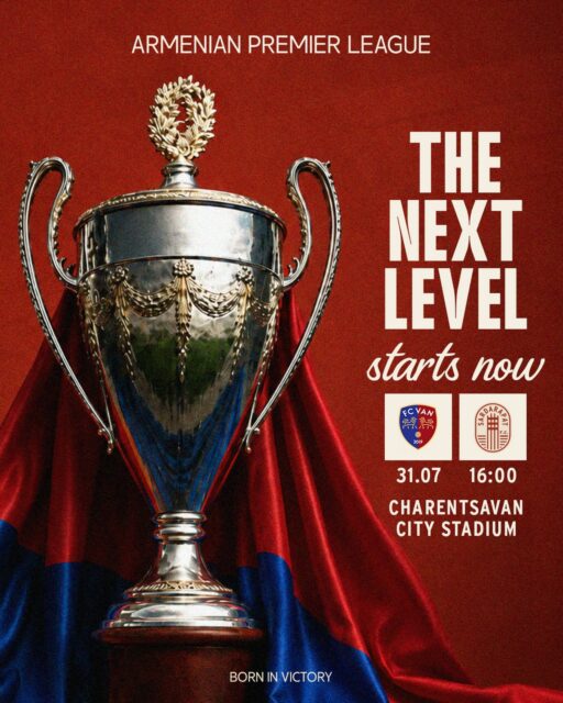 📌 Mark the date that begins a new chapter in our club’s history.
COME ON, SARDARAPAT! 🐂
#SardarapatFC • #BornInVictory #SFC #ArmenianPremierLeague