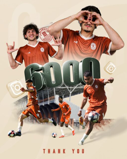 6️⃣0️⃣0️⃣0️⃣ supporters. One family. 🐂 

THANK YOU for your incredible support 🙌

We’re just getting started 😉

#SardarapatFC • #BornInVictory #SFC #ThankYou