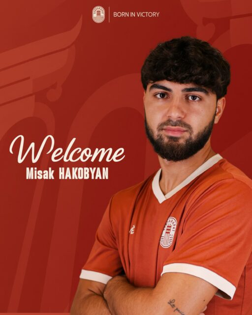 ❗️ OFFICIAL STATEMENT: MISAK HAKOBYAN
✍️📑 Sardarapat FC is delighted to announce the signing of Armenian attacking player Misak Hakobyan.
Misak is a product of the Urartu FC football academy. At a young age, he moved abroad to continue his football development. After returning to Armenia, he joined the FC Ararat-Armenia system, where his professional career in Armenian football began.
Hakobyan later spent four seasons on loan with BKMA, making 104 appearances, scoring 10 goals and providing 5 assists.
The 2024/25 season was particularly productive, with Misak scoring 7 goals and registering 3 assists in the Armenian Premier League.
He has also gained experience abroad. In 2025, Hakobyan joined Albanian side KF Egnatia before returning to FC Ararat-Armenia. During the 2025/26 season, he also featured for FC Noah.
🇦🇲 At international level, Misak has represented Armenia at U17, U19 and U21 level. He has made 21 appearances for the Armenia U21 national team, scoring once and providing one assist.
A new chapter of Misak’s career now begins at Sardarapat FC 🐂
🤩👋 Welcome to the Bulls, Misak! We wish you memorable performances, important goals and many victories with the club!
#SardarapatFC • #BornInVictory #SFC