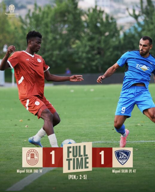 Unfortunately, our journey in the 2026/27 Armenian Cup comes to an end.
#SardarapatFC • #BornInVictory