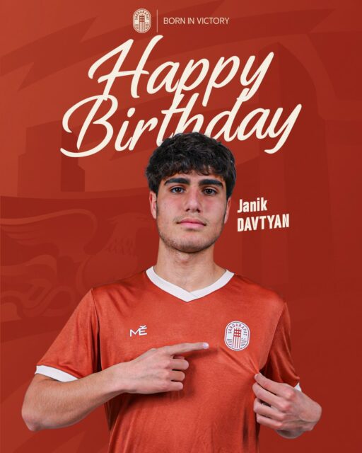 🥳 Happy Birthday, @davtyann10 ! ✨
#SardarapatFC • #BornInVictory #SFC